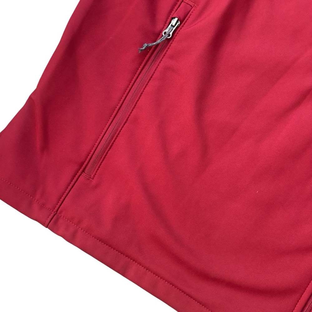 Columbia Men’s Crimson Red Softshell Zip Up Jacket 5XT - Picture 4 of 13